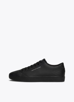 TOMMY HILFIGER Lace Up Low Top Leather Sneakers  - Image 2