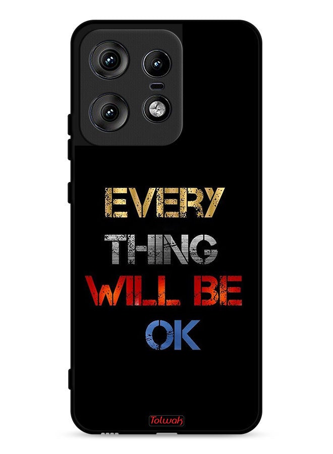 Tolwak Motorola Edge 50 Pro 5G Protective Case Cover Everything Will Be Ok - Image 1
