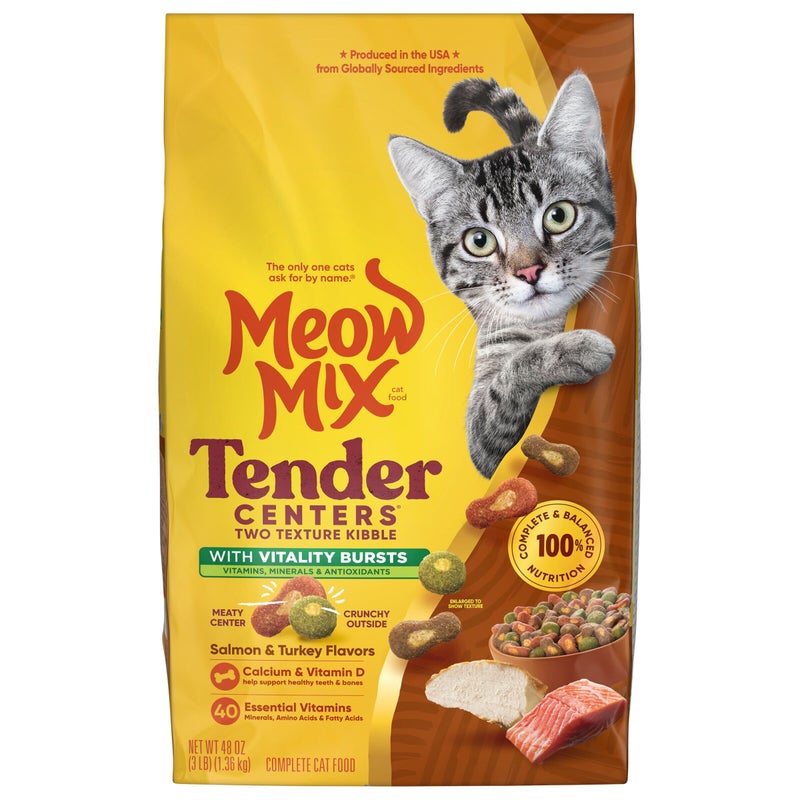 Meow Mix Tender Centers with Vitality Burst 1.36kg - Image 1