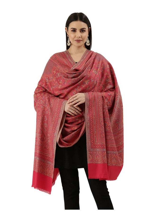 Pashmoda Women Aaraish Kashmiri Royal Paisley Design Jamawar Shawl (Size: 101 X 203 Cms) - Image 1