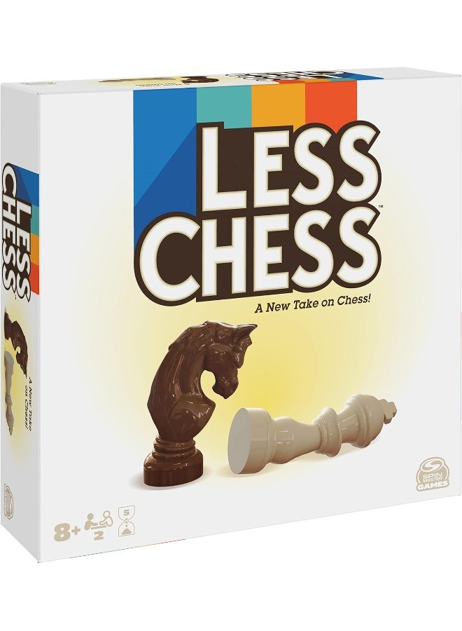 Spin Master Games Less Chess - 2-Player Adult Board Game with Chess Pieces Chess Set, Ages 8+ - Image 1