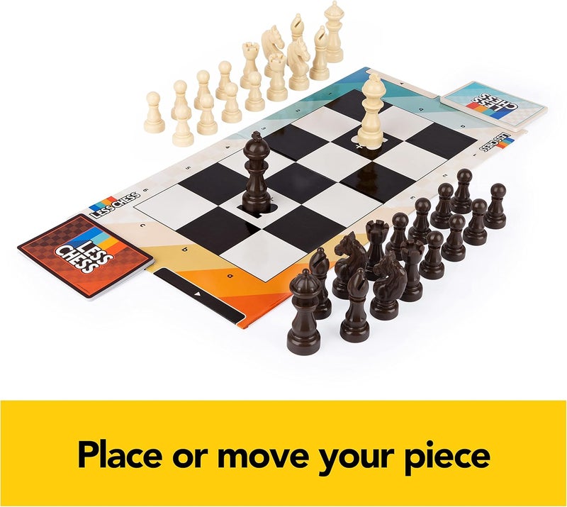 Spin Master Games Less Chess - 2-Player Adult Board Game with Chess Pieces Chess Set, Ages 8+ - Image 4