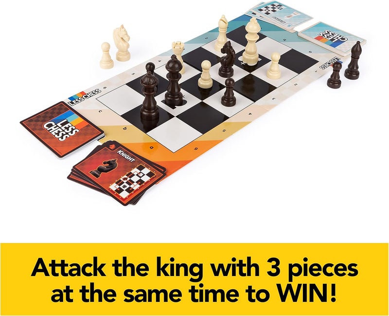 Spin Master Games Less Chess - 2-Player Adult Board Game with Chess Pieces Chess Set, Ages 8+ - Image 5