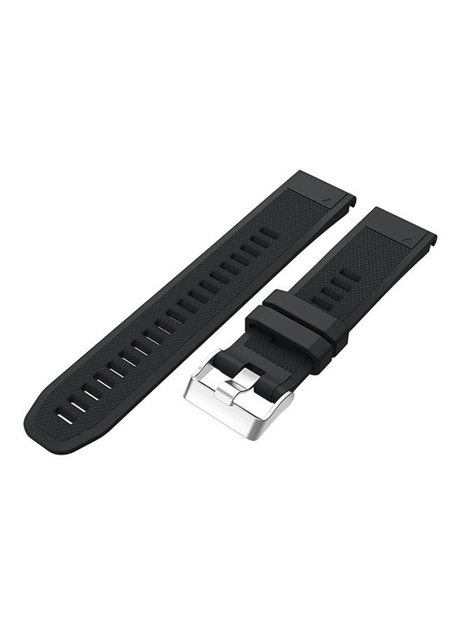 NIBEMINENT Replacement Smart Watch Band For Garmin Fenix 5 Black - Image 2