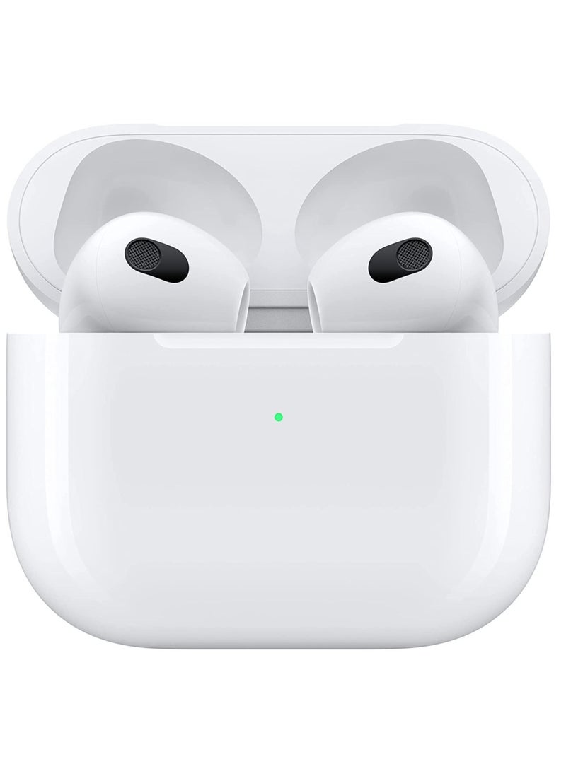 Wireless Earbuds Bluetooth Headphones Built in Mic in Ear Bud Noise Canceling 3D Stereo Air Buds Earbuds Fast Charging Wireless Earbuds with Cable(White) - Image 3