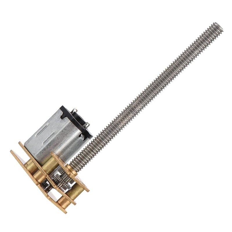 Hilitand DC 12V Gear Motor 1024GA20 Thread Flip N20 Gear Motor M4 x 55mm Shaft(12V 200RPM) - Image 4