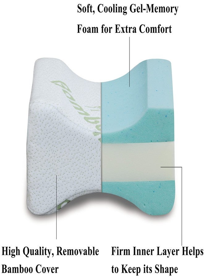 InteVision Knee Pillow - Provides Optimal Spinal Alignment to Help Reduce Lower Back, Leg, Hip, Ankle, or Joint Pain - Image 2