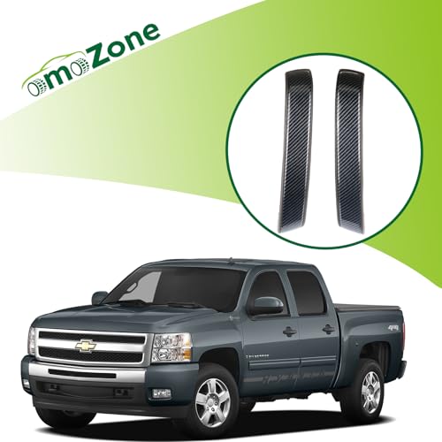 omoZone Pair Interior Door Pull Handle Armrest Inside Grab Handle Front Left&Right Side Cashmere Carbon Fiber Compatible with 2010-2014 Chevrolet Chevy Silverado GMC Sierra Replaces 22842356 22842357 - Image 2