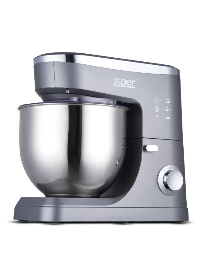 Xper Mixer 1200 Watts, 7 Liters, Equipped With Lighting, Silver, XPSM-999-24SL - Image 1