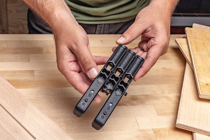 Kreg KPHJ230 - Kreg Pocket-Hole Jig Micro - Micro Jig for Thin Stock, Cabinets, Drawers & Repairs - 33% Smaller Holes - Create Micro Pocket Hole - For 1/2” & 3/4” Thick Materials - Image 4