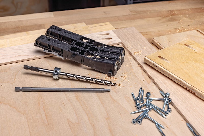 Kreg KPHJ230 - Kreg Pocket-Hole Jig Micro - Micro Jig for Thin Stock, Cabinets, Drawers & Repairs - 33% Smaller Holes - Create Micro Pocket Hole - For 1/2” & 3/4” Thick Materials - Image 3