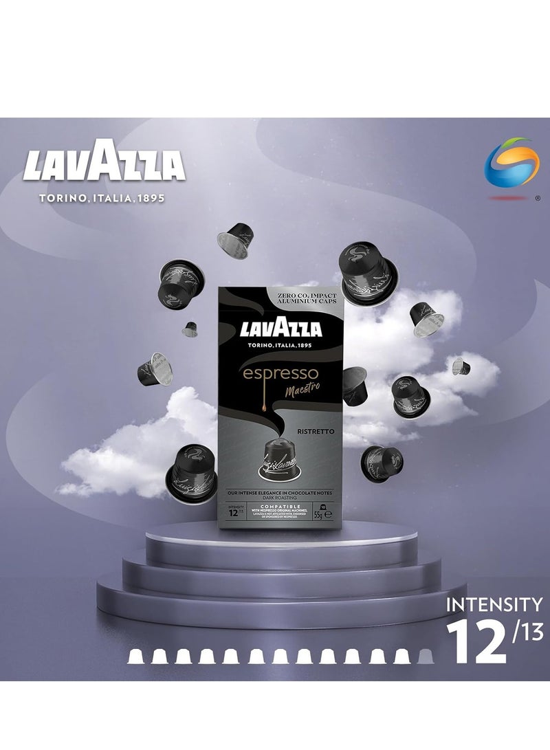 لافازا كبسولات قهوة لافازا اسبريسو مايسترو ريستريتو - 10 كبسولات - Image 3