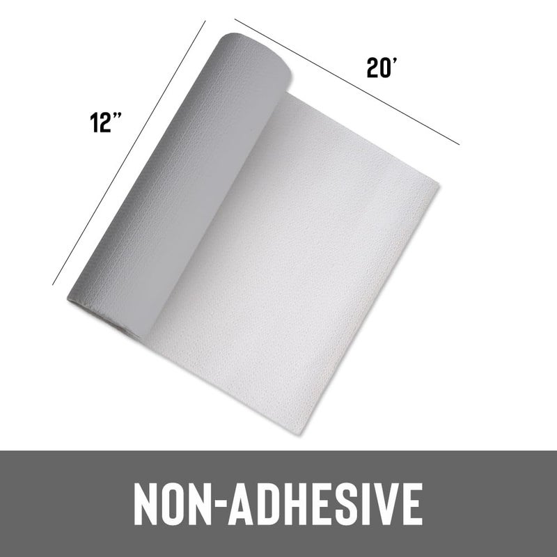 Con-Tact Brand Grip Prints Non-Adhesive Non-Slip Counter Top, Drawer/Shelf Liner, 12" x 20' (Cool Gray) - Image 3