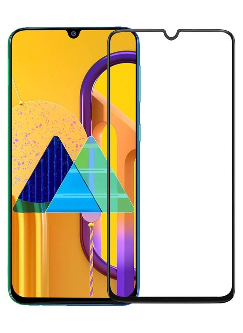 ELTRAZONE ,Samsung Galaxy M30s / M30 / M31 / M21 / A30 / A30s / A50 / A50s Full Edge-to-Edge Screen Protection Tempered Full Glue Glass  - Image 1