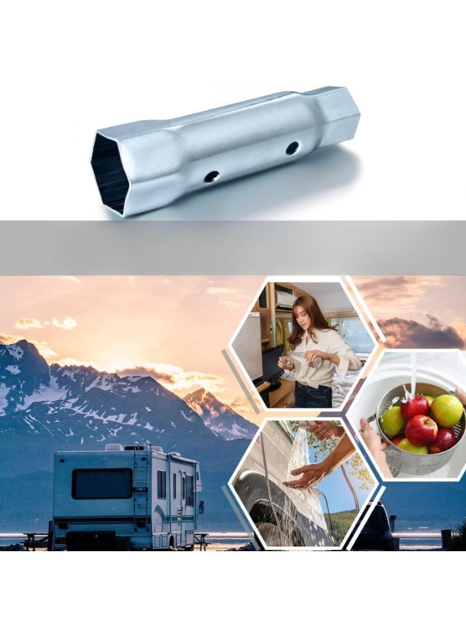 RV Water Heater Element Wrench, Dual Anode Rod Hex Wrench Socket Removal Tool 1-1/16 in x 1-1/2 in x 6 in,Residential Screw-In Water Heater Element Wrench, Multi, Single Unit - Image 5