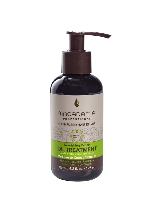 Macadamia Professional Hair Care Sulfate & Paraben Free Natural Organic Cruelty-Free Vegan Hair Products Nourishing Hair Repair Oil Treatment, 4.2oz - Image 1