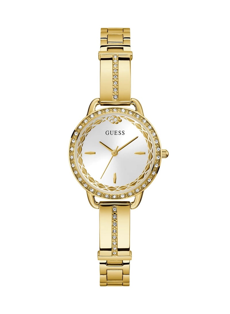 GUESS Limited Edition Lunar New Year Ladies Gold Tone Stainless Watch GW0856L1 - 30mm - Gold - Image 1