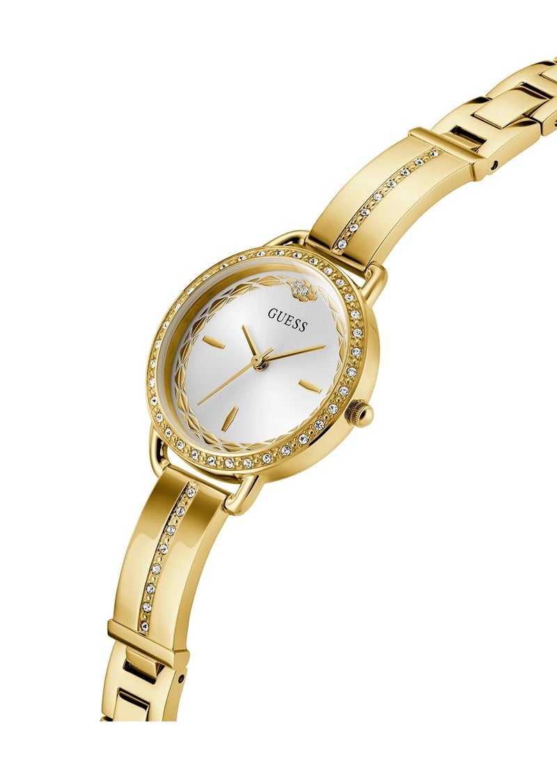 GUESS Limited Edition Lunar New Year Ladies Gold Tone Stainless Watch GW0856L1 - 30mm - Gold - Image 3
