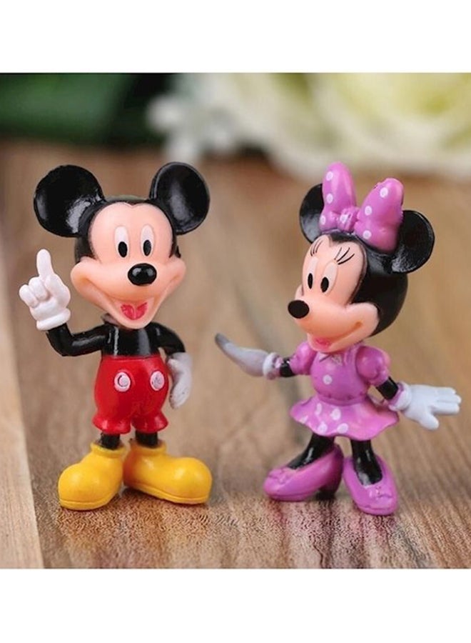 Disney Arts N Crafts 6-Piece Mickey And Minnie Mouse Donald Duck Daisy Figures 8cm - Image 3