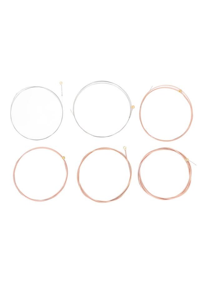 Thoraya - Acoustic Guitar Strings Phosphor Bronze 6 String Replacement Set Hex Alloy .011‑.052 SK11 - Image 1