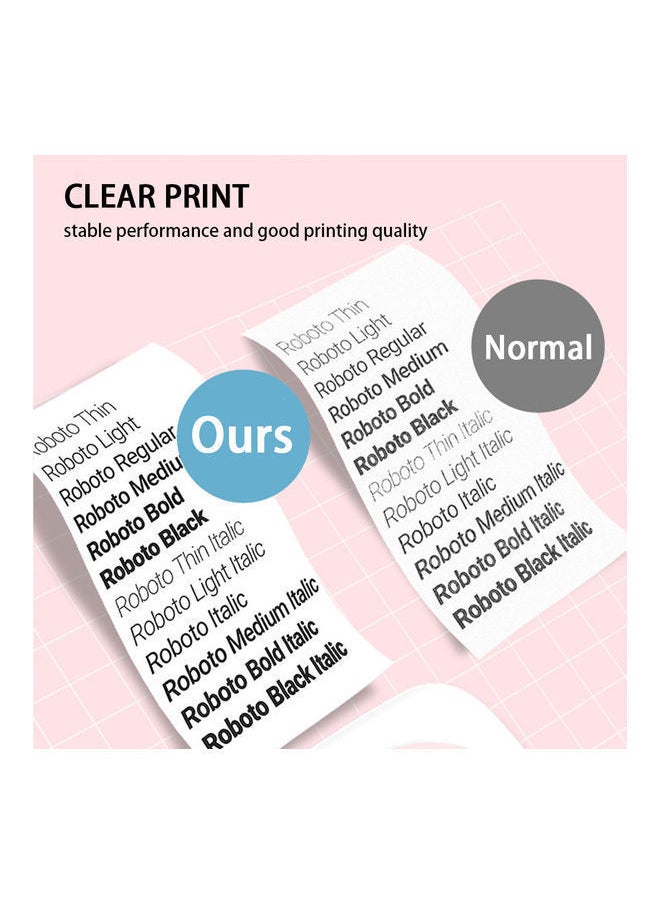 NIBEMINENT - 3-Piece Thermal Print Paper Rolls H36757-1-LM white - Image 1