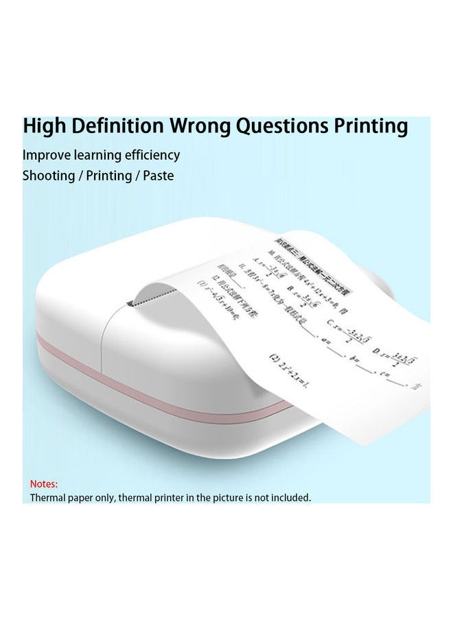 NIBEMINENT - 3-Piece Thermal Print Paper Rolls H36757-1-LM white - Image 1