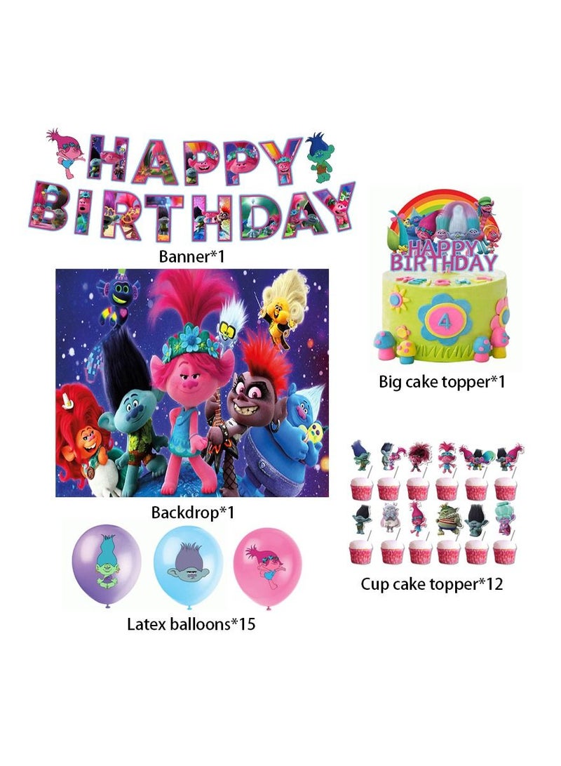 Trolls Birthday Party Decorations - Image 2