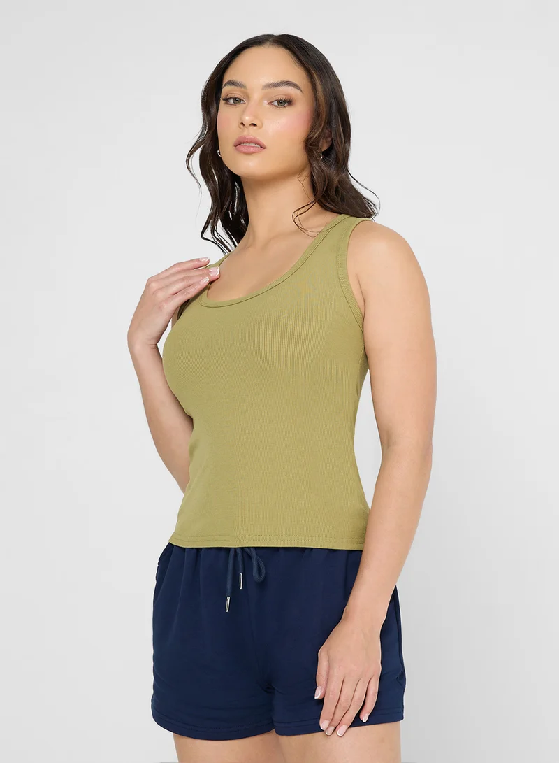 Ginger Basics Ribbed Vest