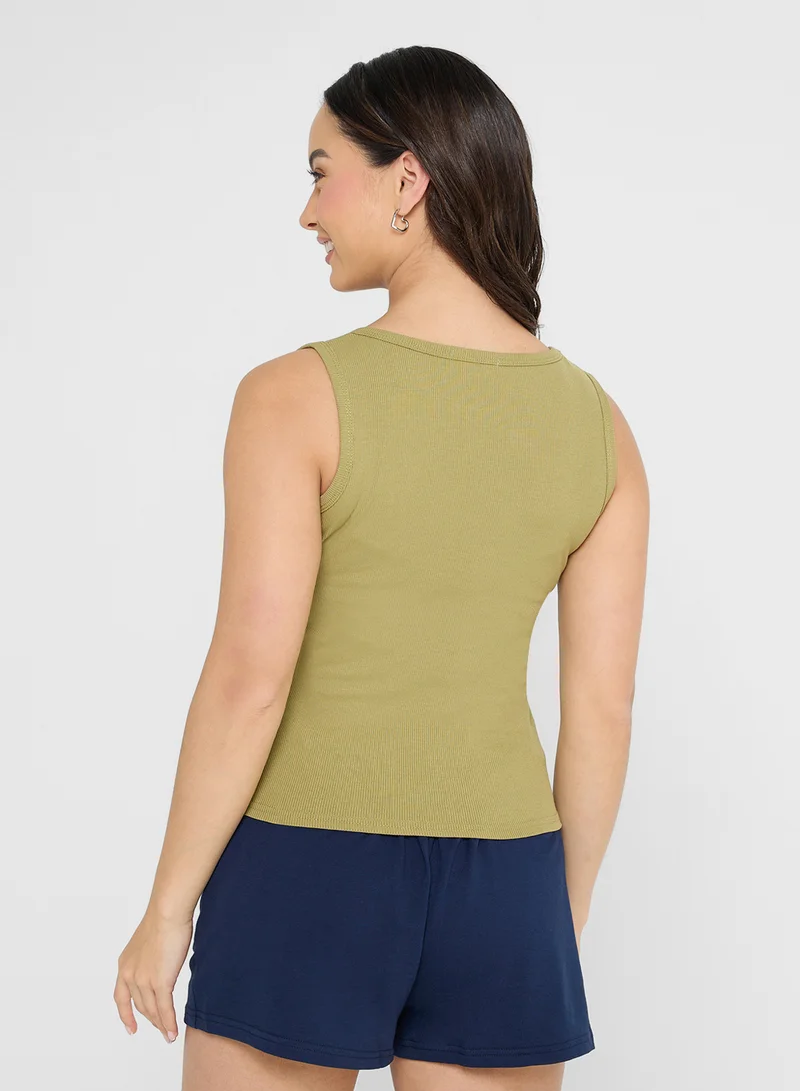 Ginger Basics Ribbed Vest