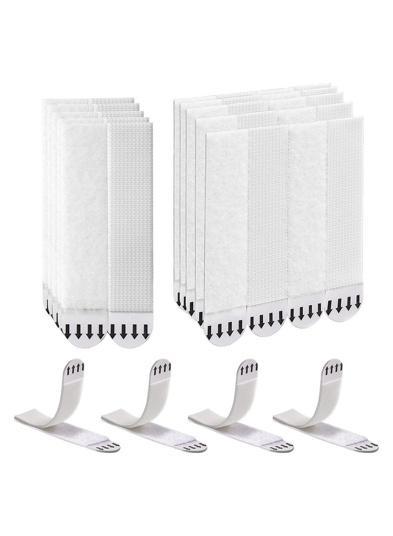 general Large Picture Hanging Strips Heavy Duty,40 Strips,Sticky Picture Hangers for Walls,Hanging Pictures Without Nail,Damage Free No Nails Adhesive Poster Strips for Frame Hanging Mounting Strips - Image 1