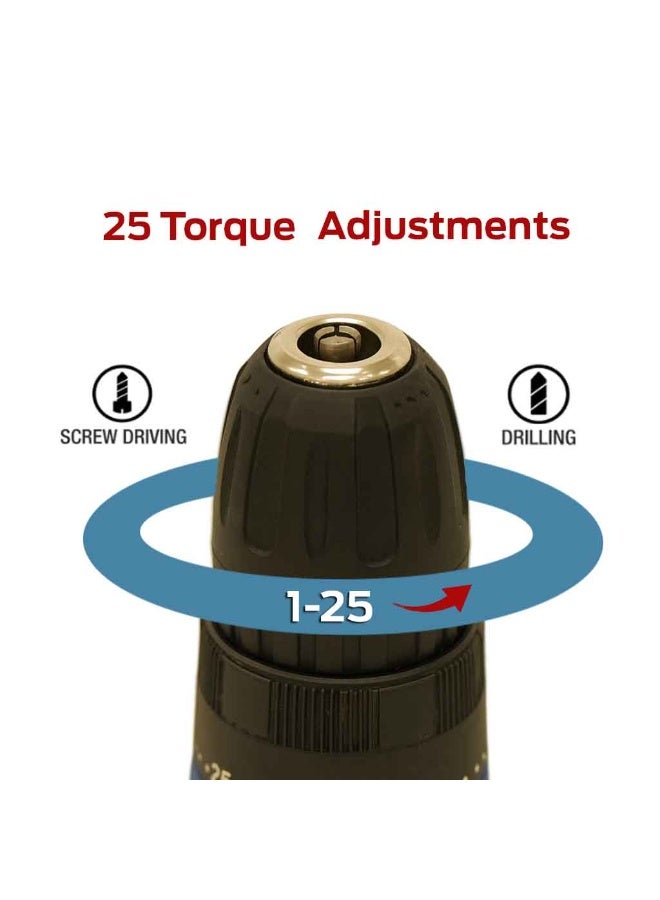 في تولز مثقاب لاسلكي 12 فولت مع بطاريتين 1300 مللي أمبير في الساعة - Image 5