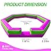 OZIS 20FT Inflatable Gaga Ball Pit with Gagaball Portable Gagaball Court for IndoorOutdoor Sports SchoolFamily Activities Easy to Setup GreenPurple - Image 4