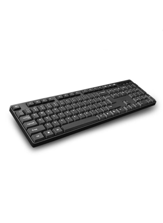 Three Giant K2 Keyboard Computer Office Home Narrow Frame Installation Distribution Business Wired USB/PS2 Round Hole Keyboard-Color:USB Flat Keyboard