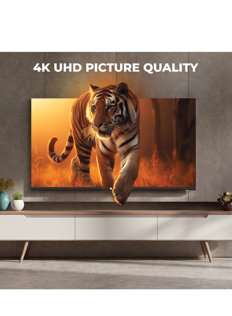 SPJ 75 Inch 4K Ultra QLED Smart WebOS TV With Qled with wall brackets, Dolby Audio, Magic Remote, Apple AirPlay, WIFI/HDMI/USB Ports, WebOS Smart TV, Apps - YouTube/Netflix/Twitch - Black - Image 5