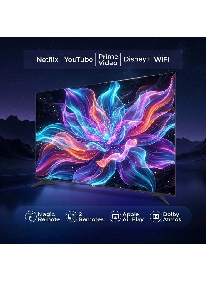 اس بي جي تلفزيون SPJ ذكي مقاس 75 بوصة، دقة 4K Ultra HD، شاشة LED بنظام WebOS، تقنية Dolby Audio، جهاز تحكم Magic Remote، دعم Apple AirPlay، واي فاي، HDMI، USB، لون أسود. - Image 5