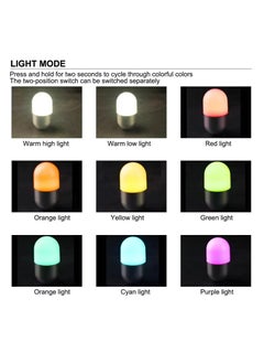 Hexwell Hexwell Capsule Shape Rechargeable Camping Lights Tent Light with RGB Color Changing Night Lamp Ambient Lighting for Campsite  - Image 3