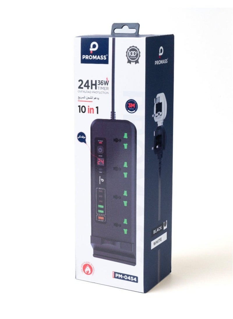 PROMASS 3 Meter Fast Charging Connection 4 Power Ports 6 Pd and Usb Ports  - Image 1