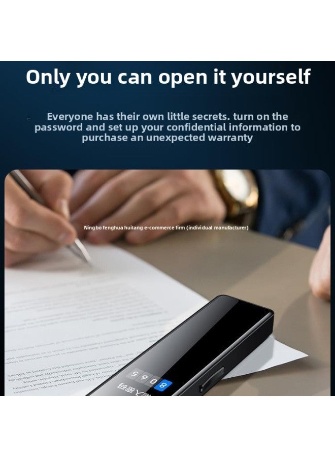Smart Recording Pen Small Portable Lawyer Special Professional High Definition Noise Reduction Super Long Standby Large Capacity-Body Color:A2-1.44 Color Screen Plastic Version [1536k Hd Version + Timing + Voice Control Recording]-Memory Capacity:4gb (can Save Recording For About 18 Hours)  - Image 4