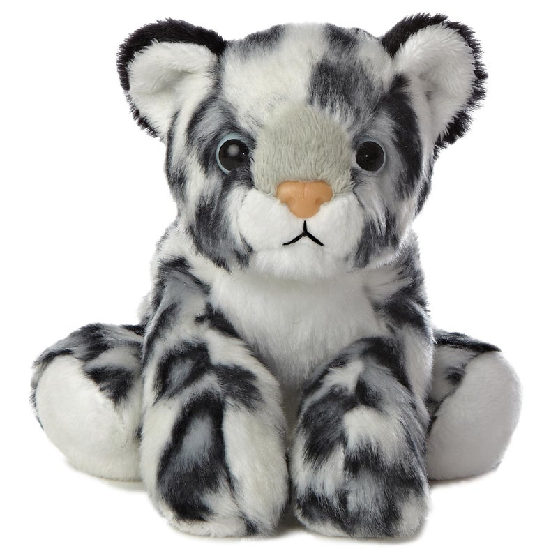 AuroraÂ® Adorable Mini Flopsieâ„¢ Snow Leopard Stuffed Animal - Mini Companions Ready for Playful Adventures - for Kids All Ages, Toddlers, Adults, and Families - Gray 8 Inches - Image 4