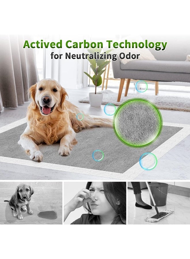Mumoo Bear Carbon Large Puppy Training Pads Pack of 40, Super Absorbent Dog Pads, Odour Control Dog Pee Pad, Leak-Proof Disposable Fast Drying Pet Pads for Toilet, Training - 60 x 60cm - Image 2