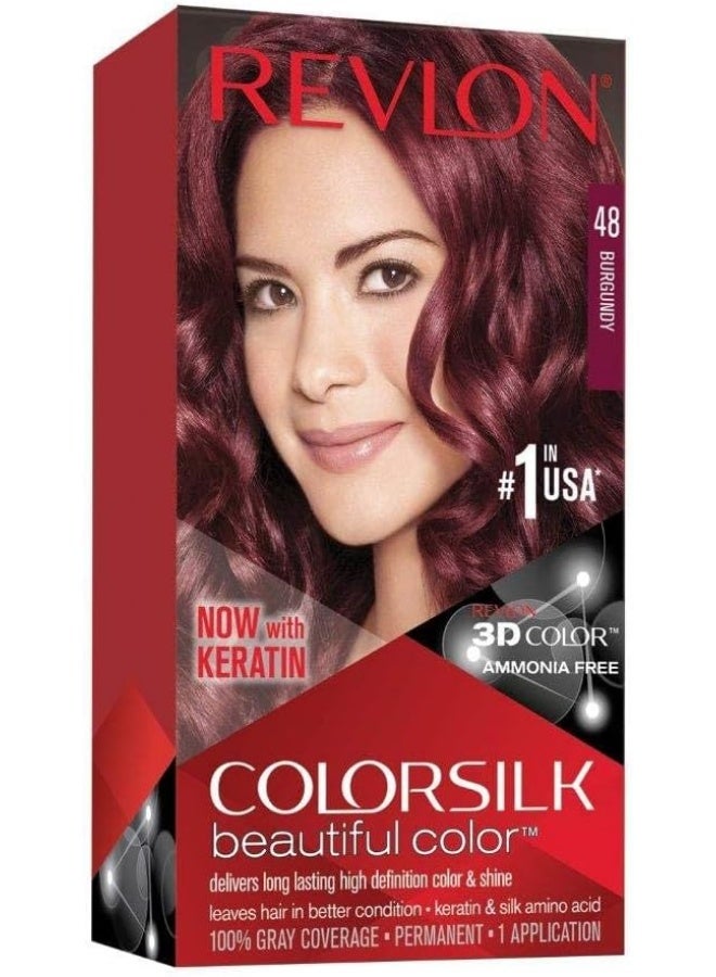 REVLON COLORSILK -  BURGUNDY 48 - Image 1
