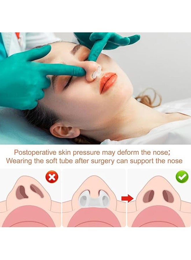 GMORO (No. 7)Face healthly Silicone Nostril Retainer, Nose Pad for Surgery, Nose Retainer Rhinoplasty, Retainer for Work Surgery,%100 Silicone Nose Stud - Image 2