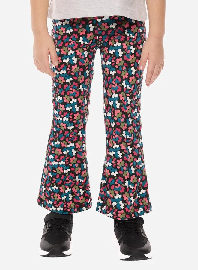 victor and jane Embellished Round Neck Sweatshirt & Floral Printed Flared Leggings Set by Styli