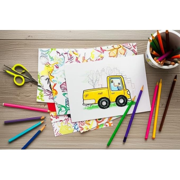 Amigo 38 PCS COLORED PENCIL COMBO SET WITH 2 SHARPENERS INCLUDES 24 PCS AND 14 PCS PACKS SOFT CORE DRAWING PENCILS WITH TRIANGULAR GRIP FOR SCHOOL ART SKETCHING AND CREATIVE PROJECTS - Image 4