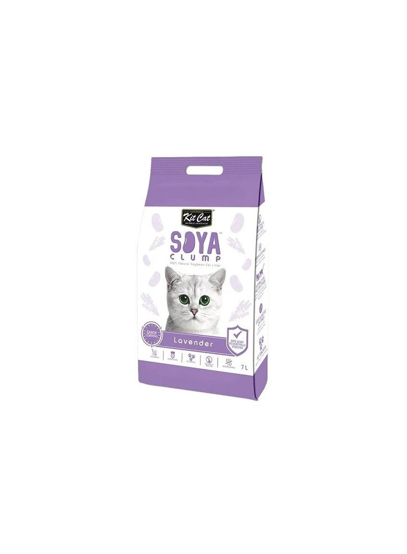 Kit Cat Soya Clump Soybean Lavender Litter Cat 7L - Image 2