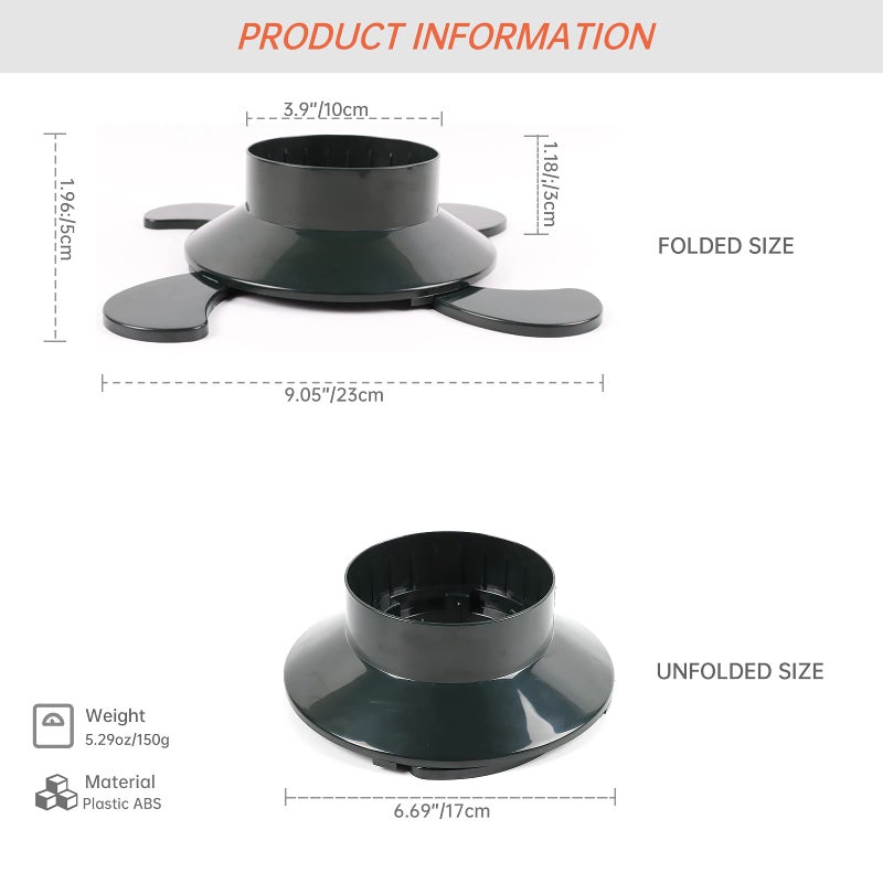 Valken Propane Cylinder Base Foldable 16oz/1lb Propane Fuel Canister Stabilizer Stand Gas Tank Bottle Fixed Support - Image 2