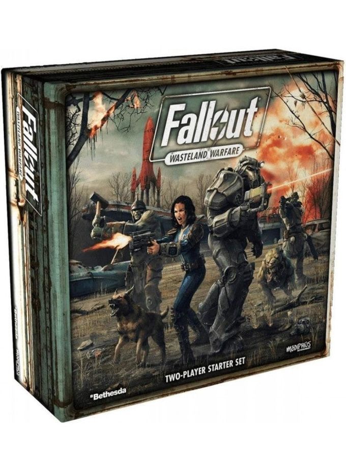 Modiphius Entertainment Fallout: Wasteland Warfare Two Player Starter Strategy Boxed Board Game Ages 12 & Up (Officially Licensed Fallout Miniatures Game) - Image 1