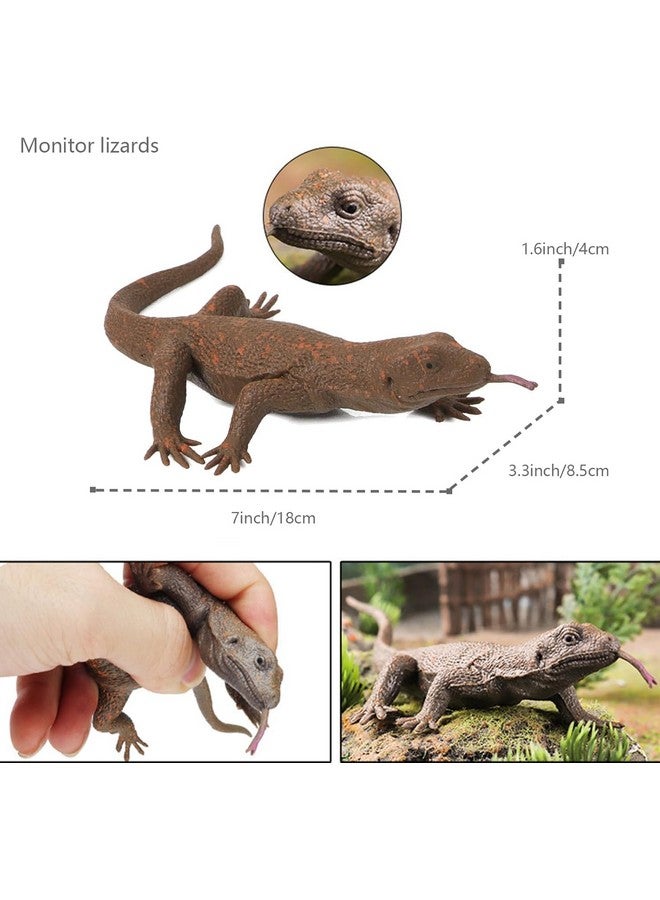 SUPER TOY Reptile Toy for Kids Realistic Gecko Lizard Figurine Rubber Animal Cold Blooded Lifelike Soft Prank Toys Educational Gift Boys Girls - Image 3