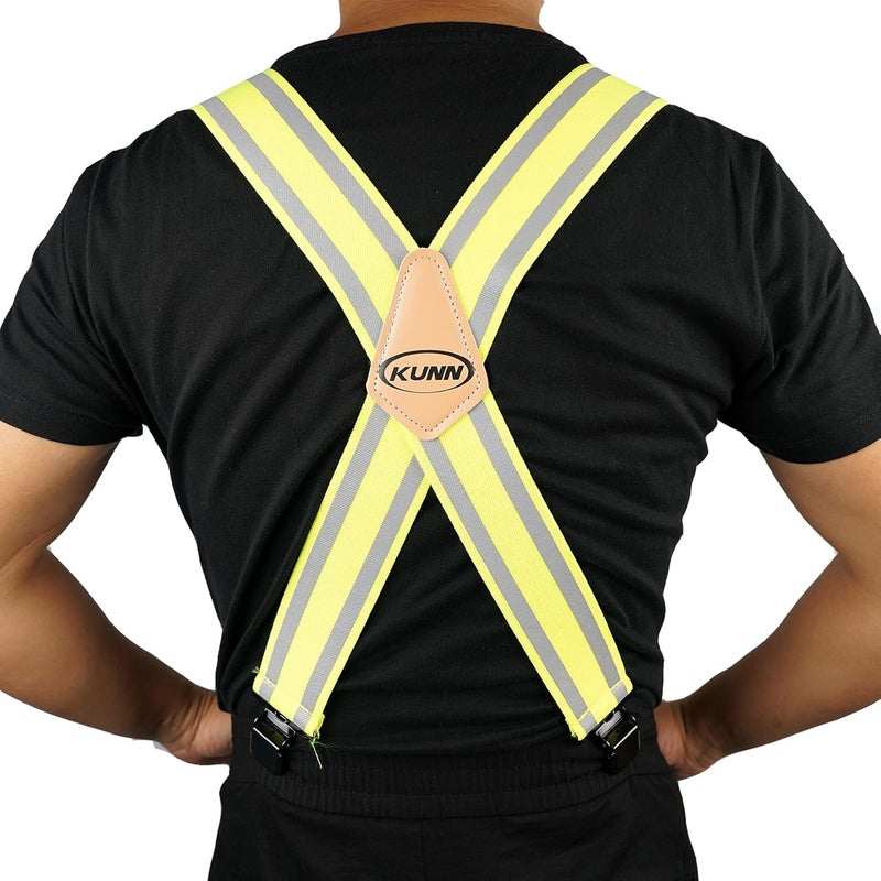 KUNN Safety Reflective Suspender Safety & High Visibility Men Work Suspender - Image 5