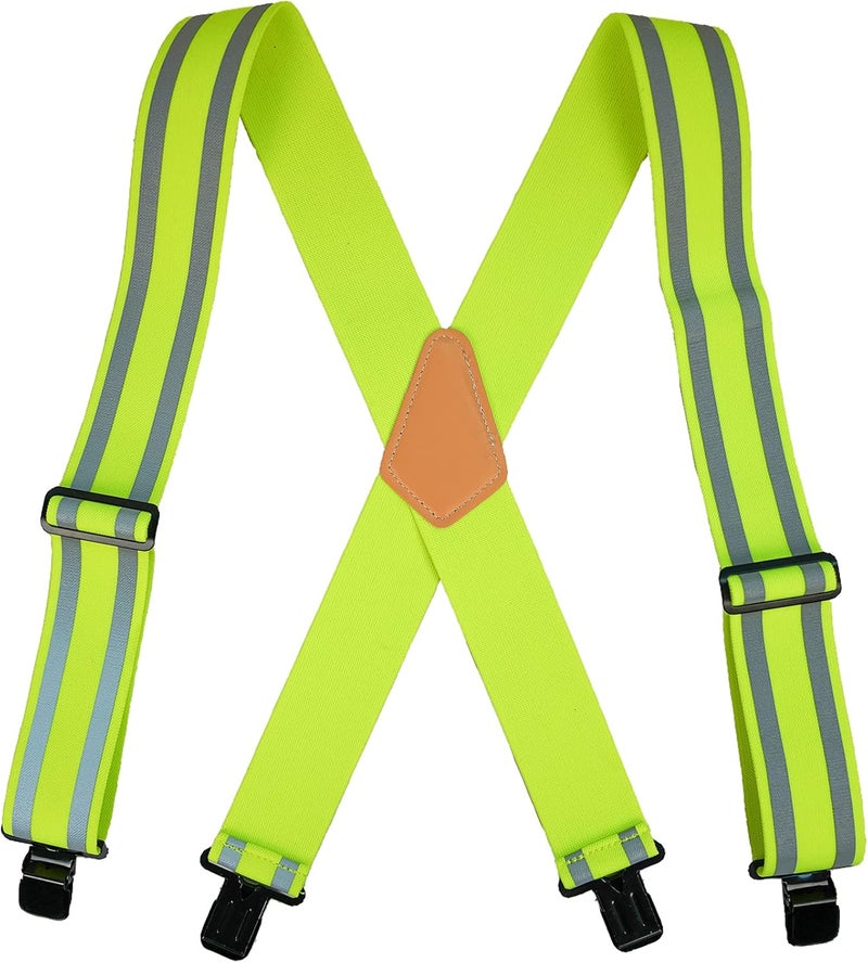 KUNN Safety Reflective Suspender Safety & High Visibility Men Work Suspender - Image 1